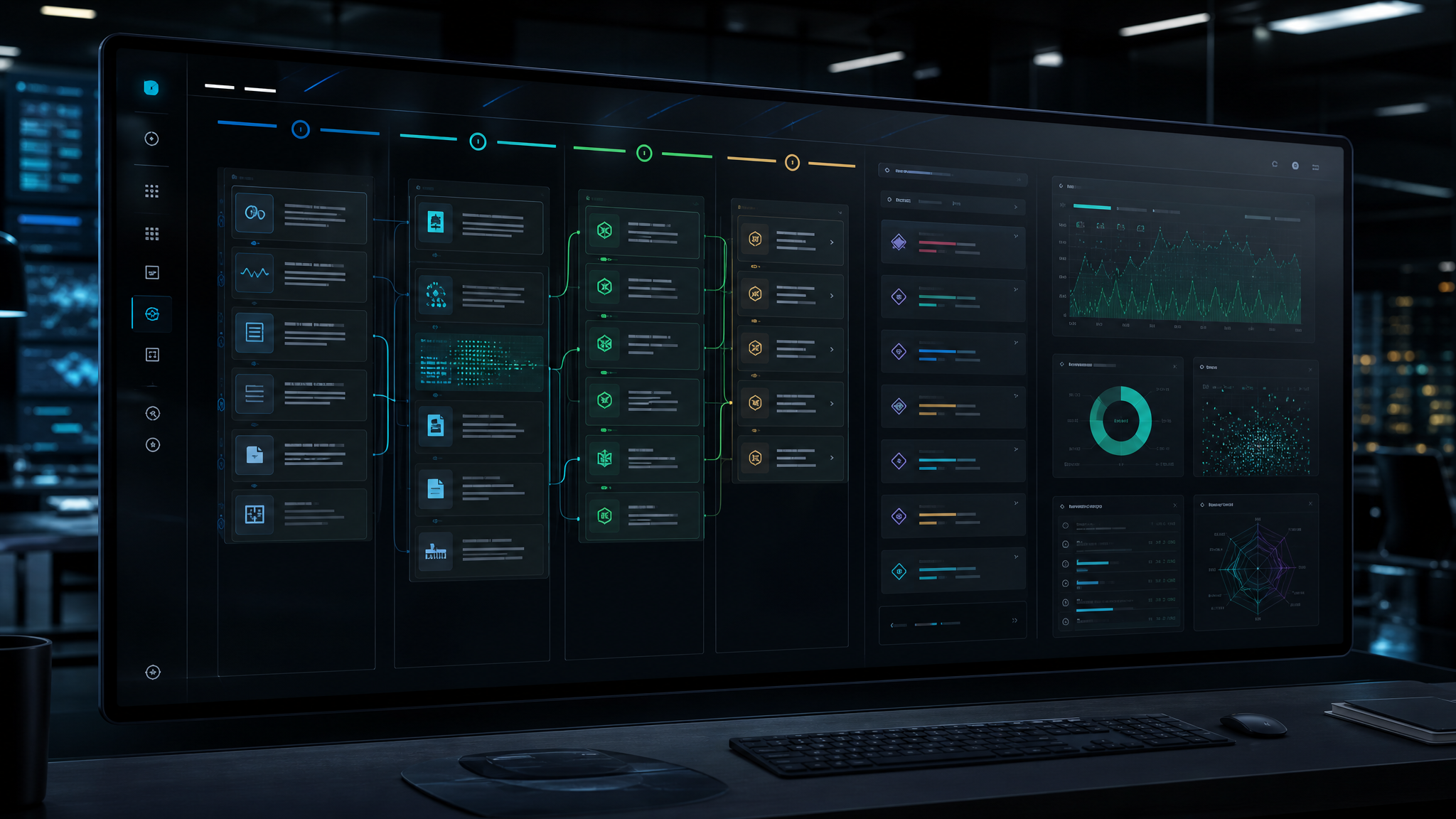 Agent Nexus HQ AI Employee setup dashboard showing AI Employee roles, approval queues, and operating dashboards